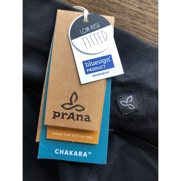 Prana Ashley Capri Low Rise Legging Black Yoga - Picture 4 of 5